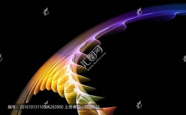 彩色3D渲染背景