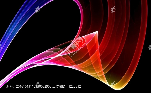 彩色3D渲染背景