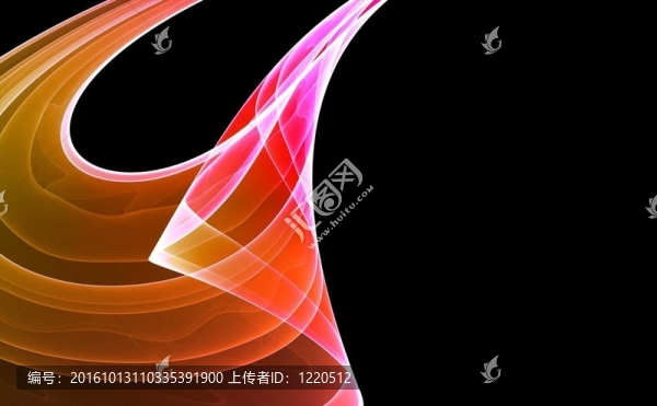 彩色3D渲染背景