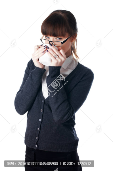 迷人的年輕的商業(yè)女性