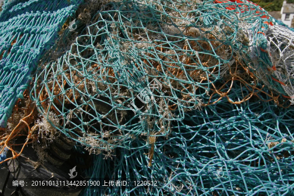 波爾佩羅釣魚(yú)網(wǎng)；康沃爾；英國(guó)