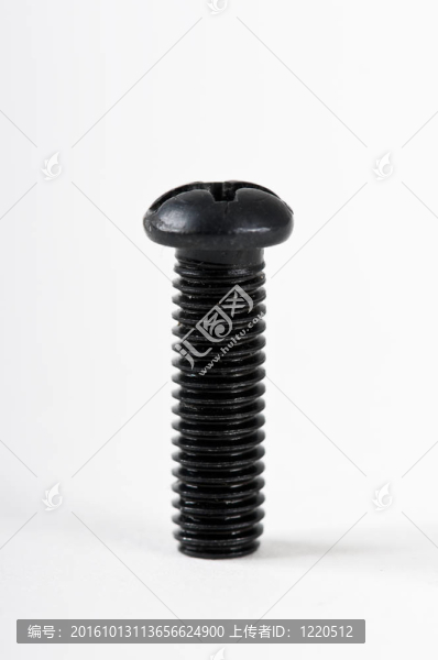 黑色的螺栓