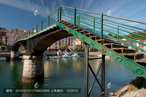 橋在Ondarroa