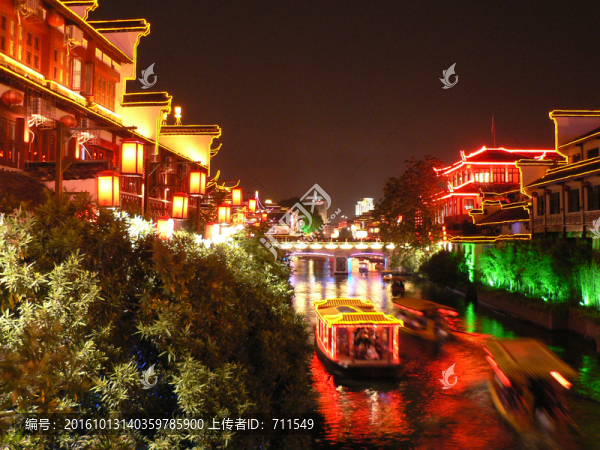 秦淮河夜景