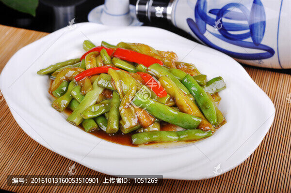 四季豆炒茄子