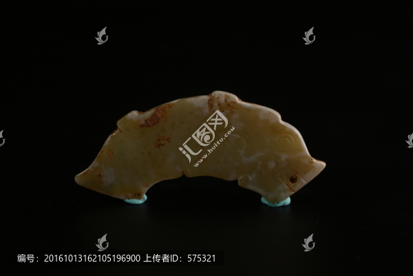 玉器,西周雙面雕老虎
