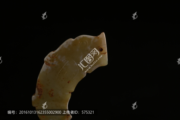 玉器,西周雙面雕老虎