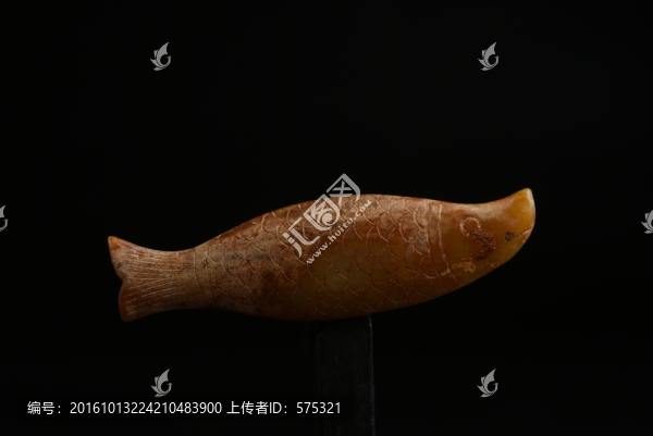 玉器,唐代玉魚(yú)