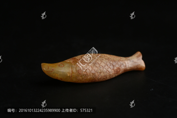 玉器,唐代玉魚