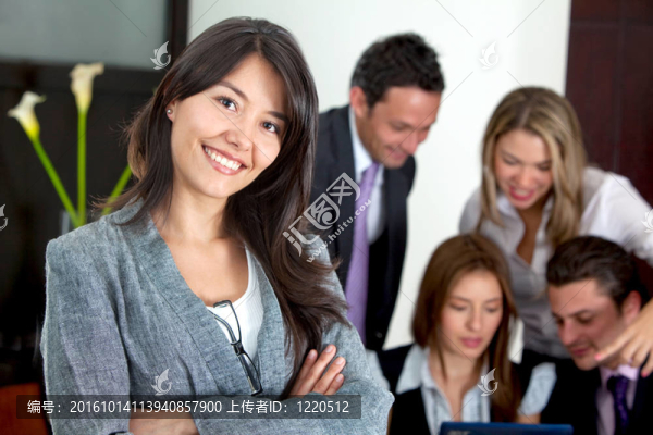 自信的女商人
