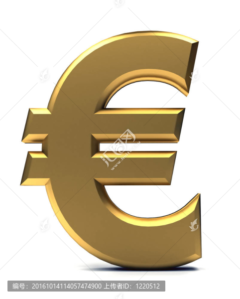 黃金的歐元符號