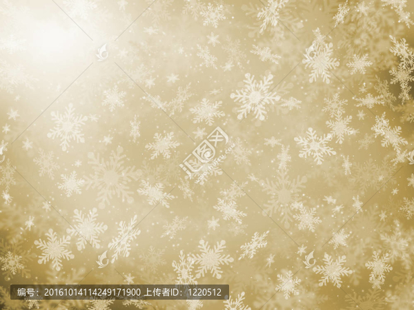 金色的雪花