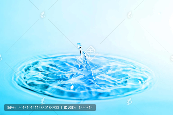 美麗飛濺的水