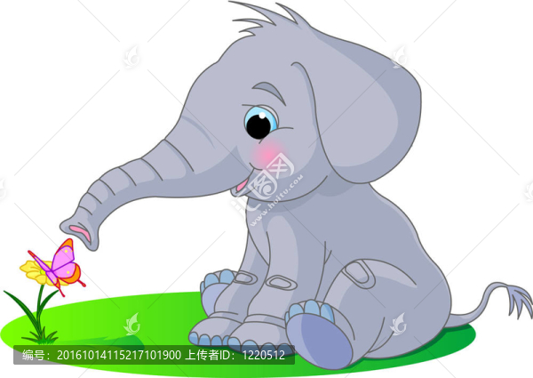 可愛的小象