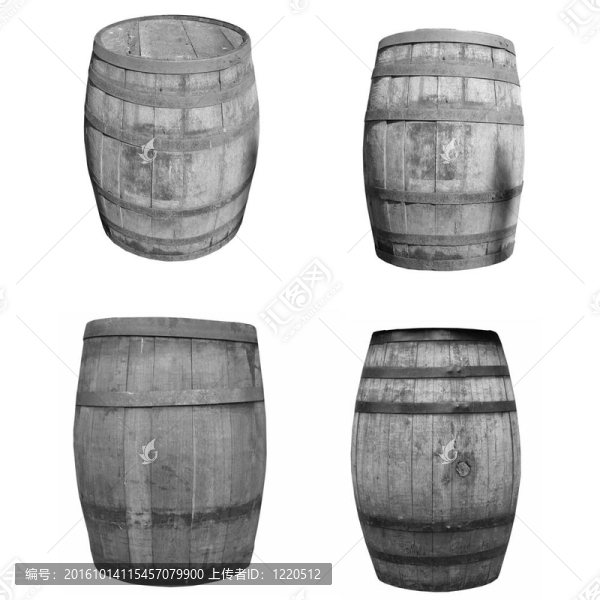 葡萄酒或啤酒桶桶