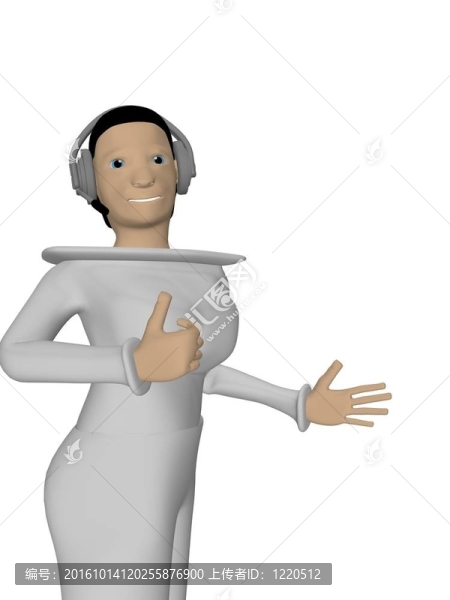 帶耳機(jī)的婦女會(huì)議