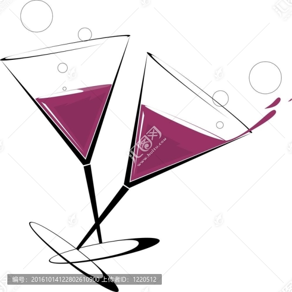 高腳杯的飲料