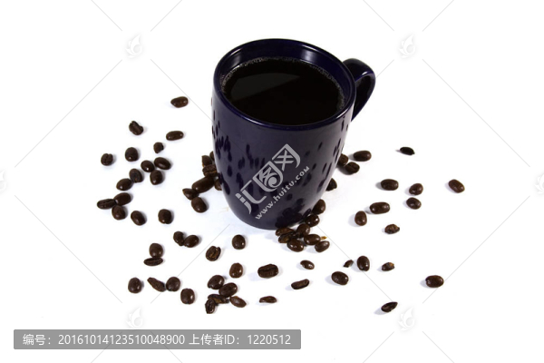孤立的咖啡杯