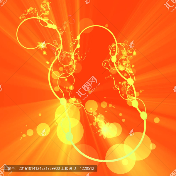 花的grunge抽象圖案的發(fā)光