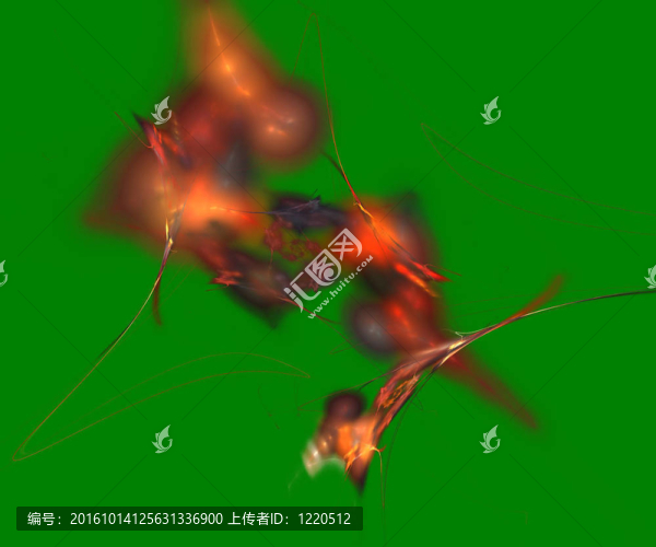 分形在綠色