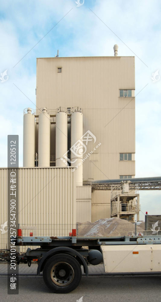 卡車和工業(yè)建筑