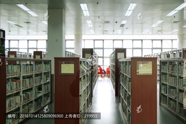 圖書館藏書借閱廳
