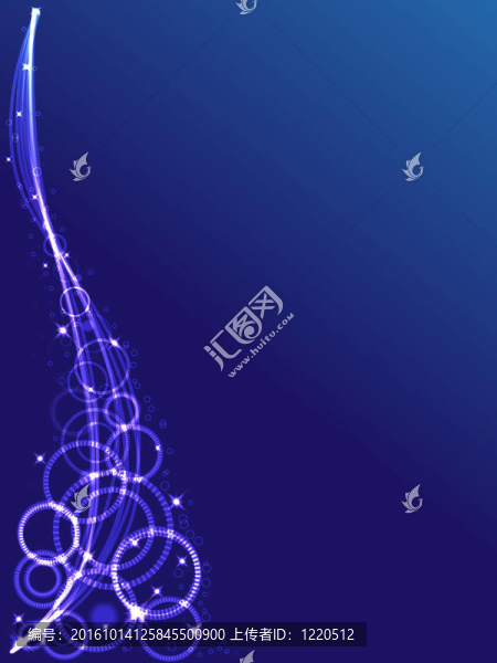 人物和星星的藍(lán)色背景