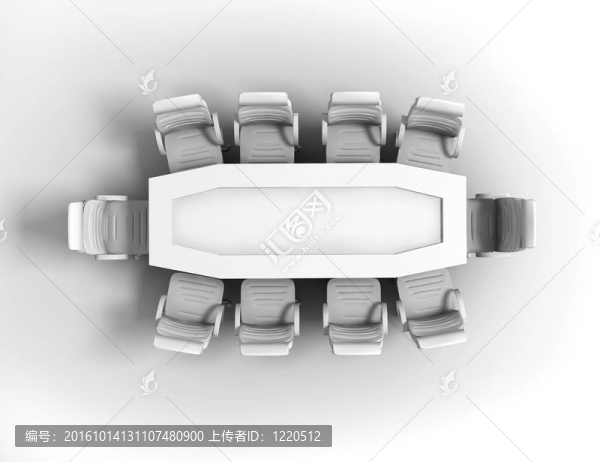 白色背景上的家具