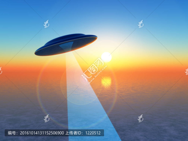 日出的UFO