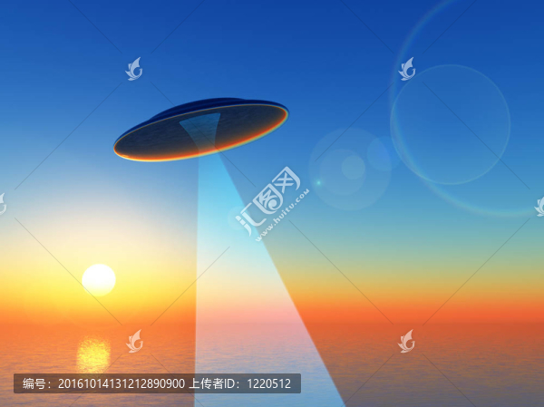 日出的UFO
