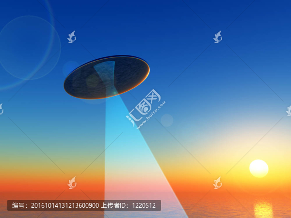 日出的UFO