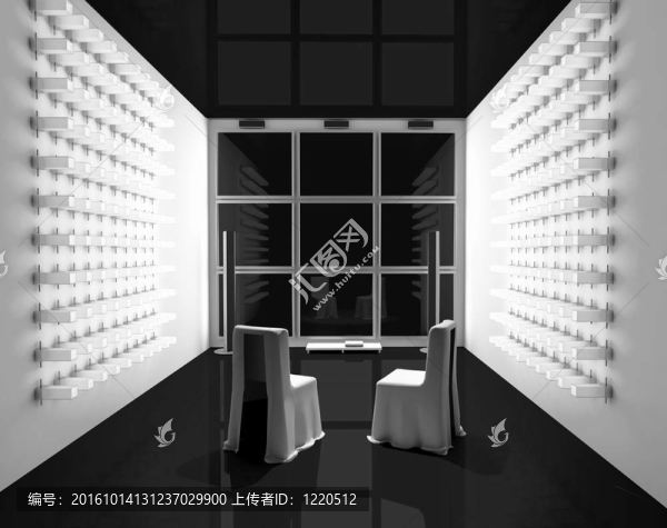 黑色的電視室