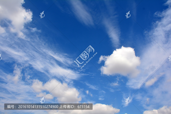 藍天白云