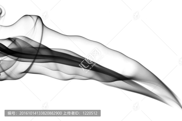 煙氣的抽象形狀