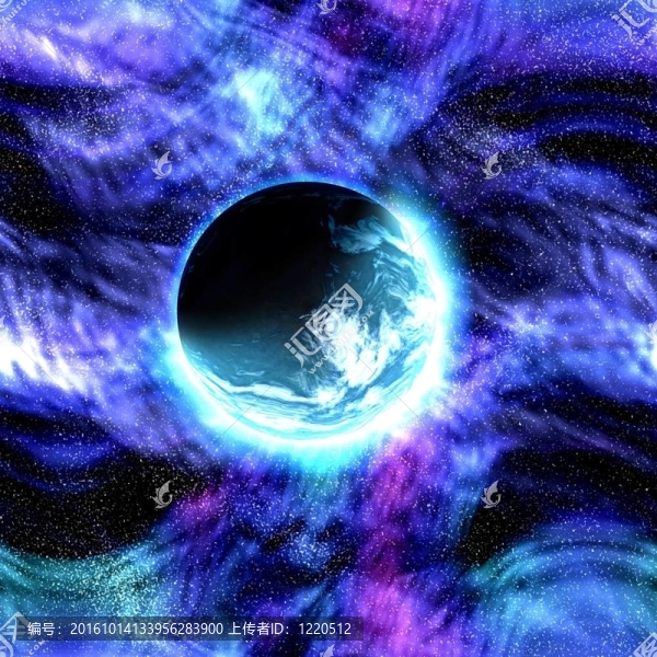 宇宙空間的星球