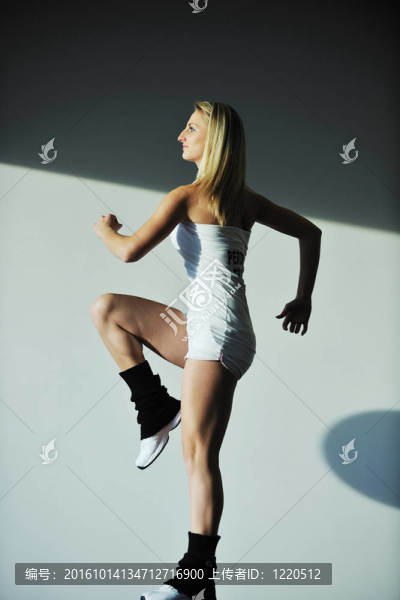 健身的女人
