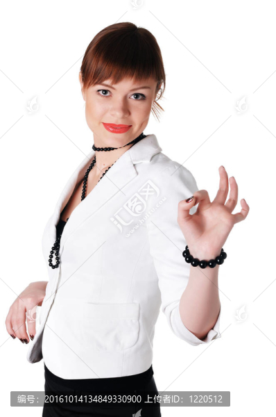 迷人的黑發(fā)女商人