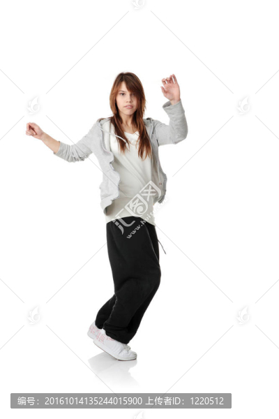 年輕時(shí)髦的（房子）的舞者
