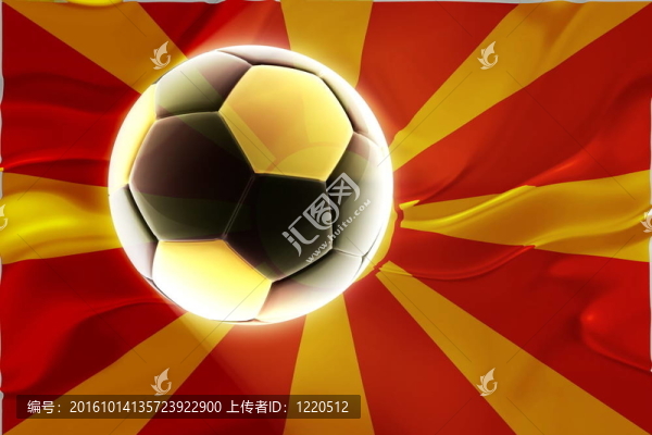 馬其頓波浪足球旗幟