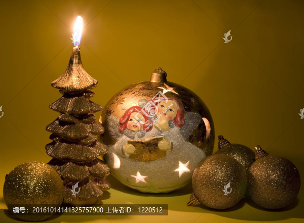 蠟燭像圣誕樹