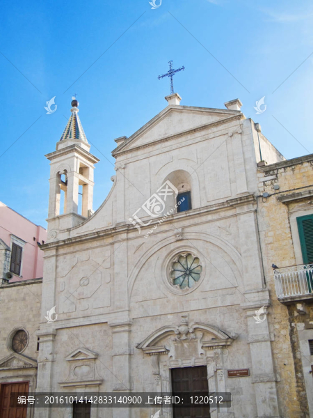 莫爾費塔的圣斯蒂法諾教堂。Apulia。