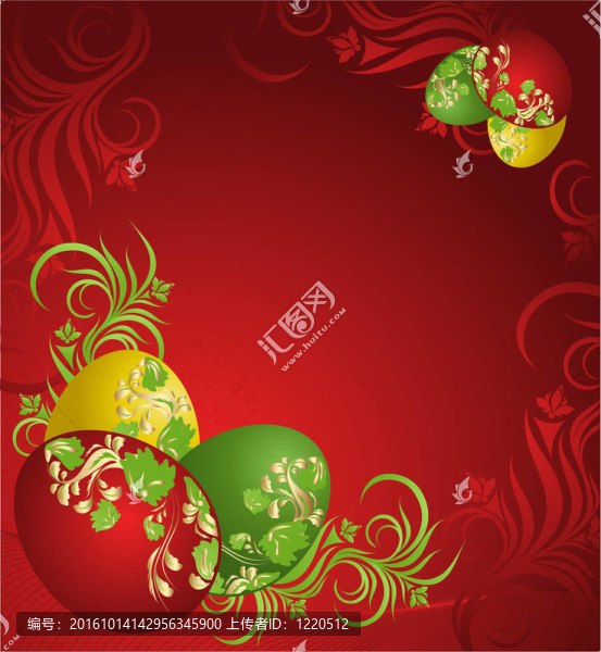 帶圖案的復(fù)活節(jié)蛋