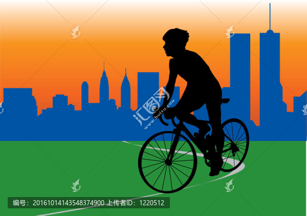 騎自行車的人