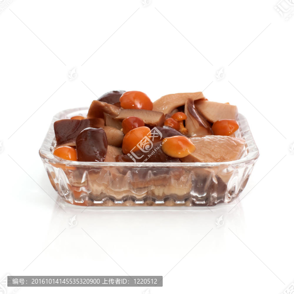 美味的蘑菇沙拉