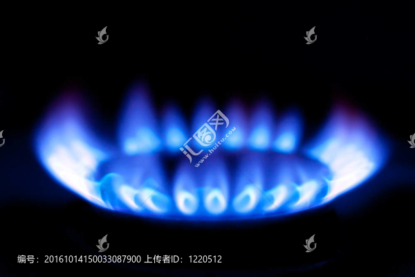 煤氣爐火焰