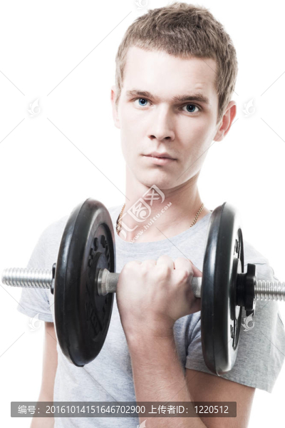 青年男子舉重運動
