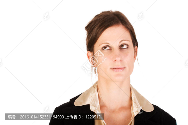 美麗的商業(yè)女人抬頭