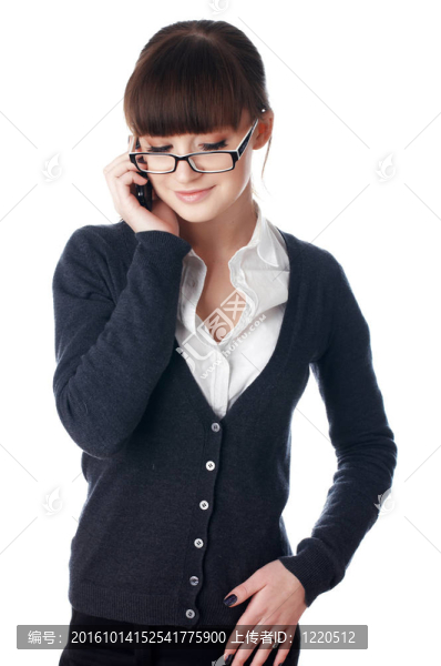 迷人的年輕的商業(yè)女性