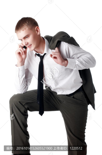 年輕成功的商人