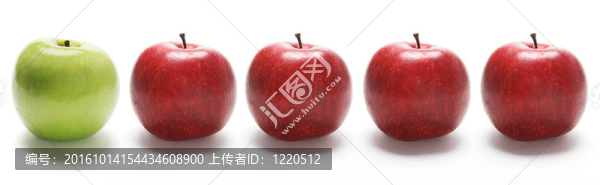 一排蘋果